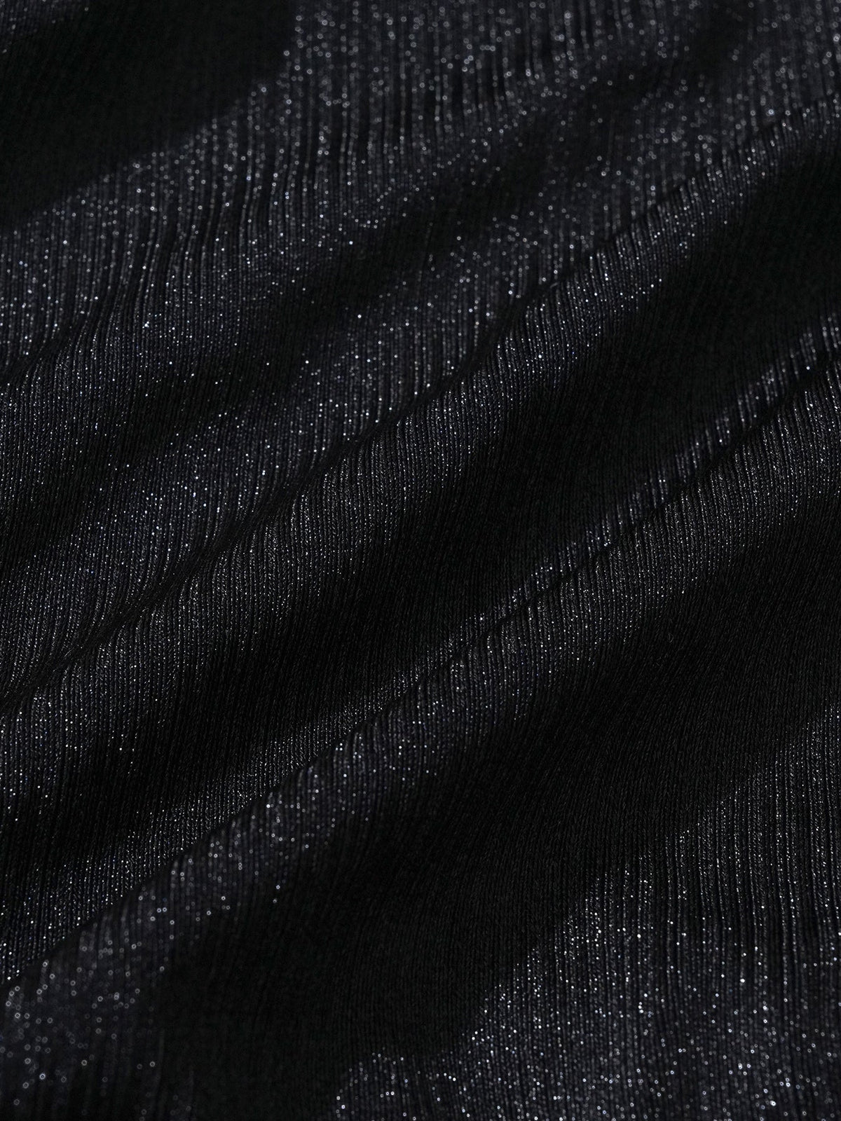 Black Pleated Bikini Bottom