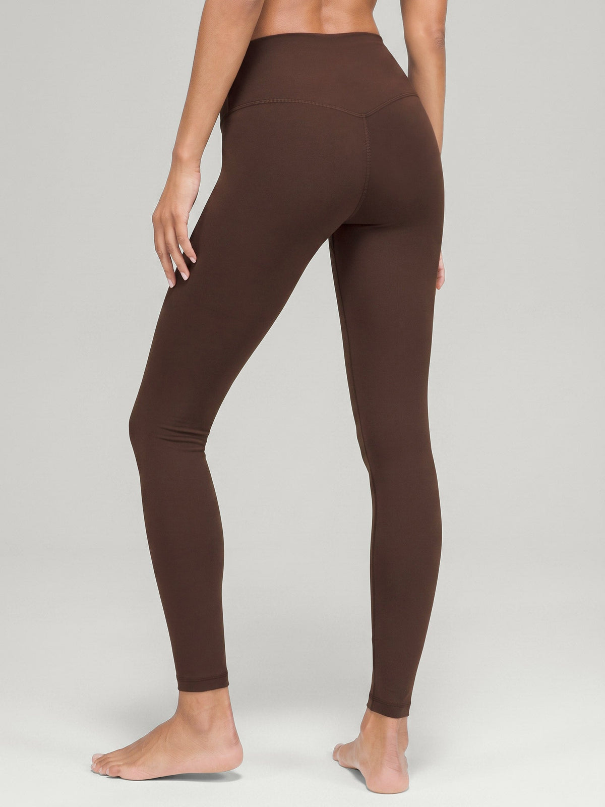 Coffee V‑Waist High Waisted Leggings 26"