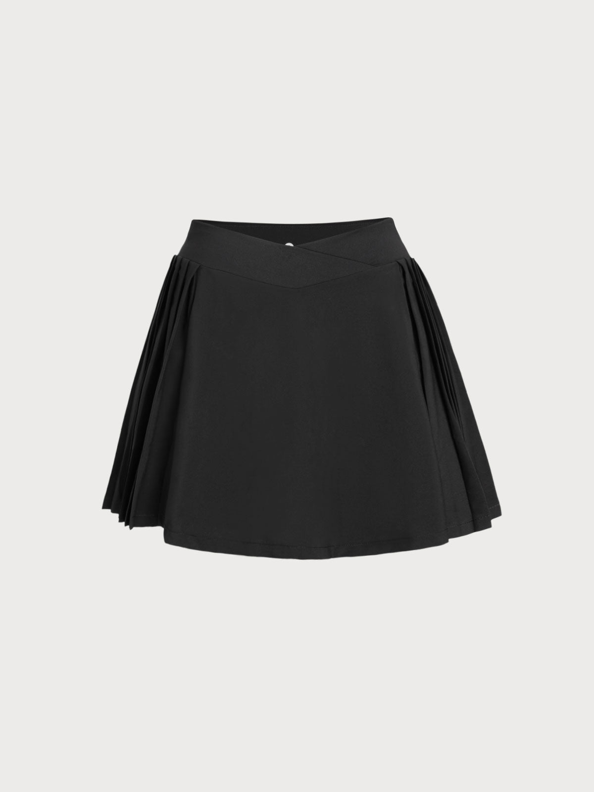 Black Pleated Tennis Skirt
