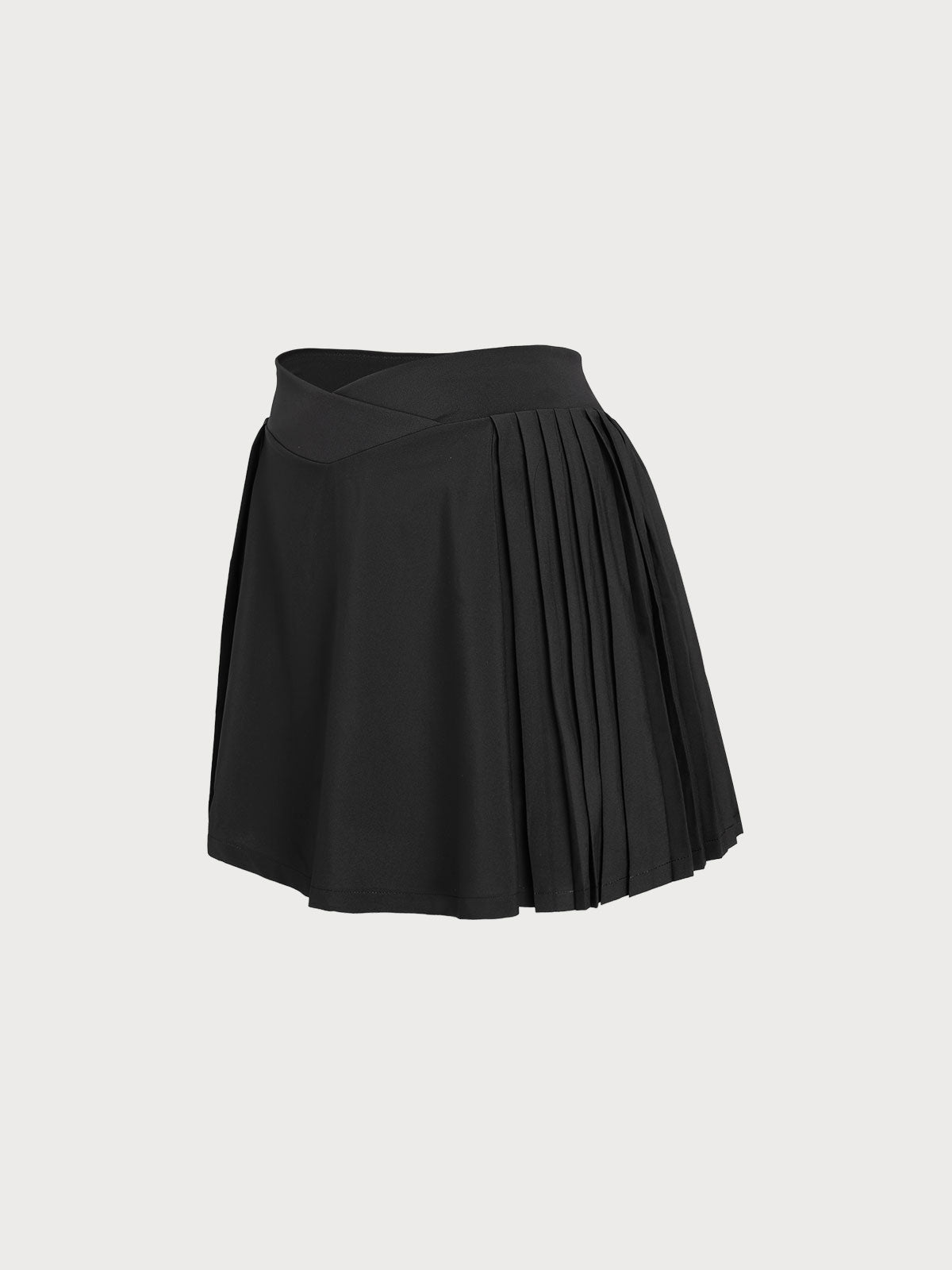 Black Pleated Tennis Skirt