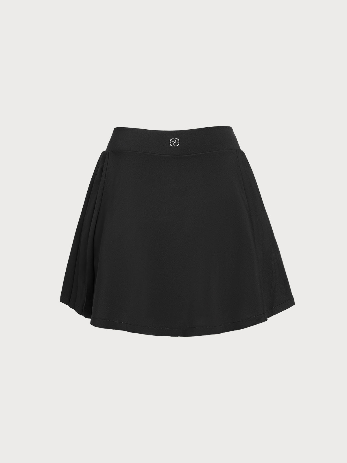 Black Pleated Tennis Skirt