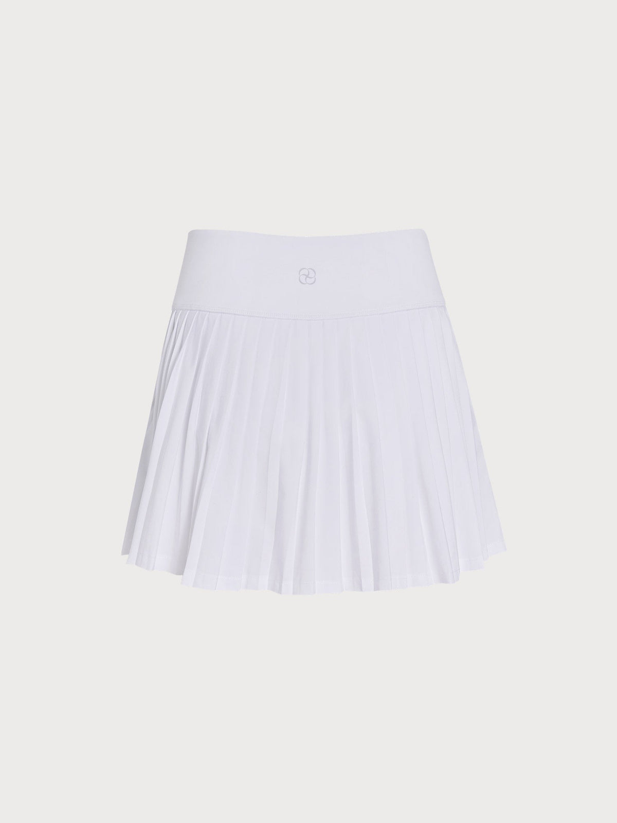 White Line Pockets Tennis Skirt