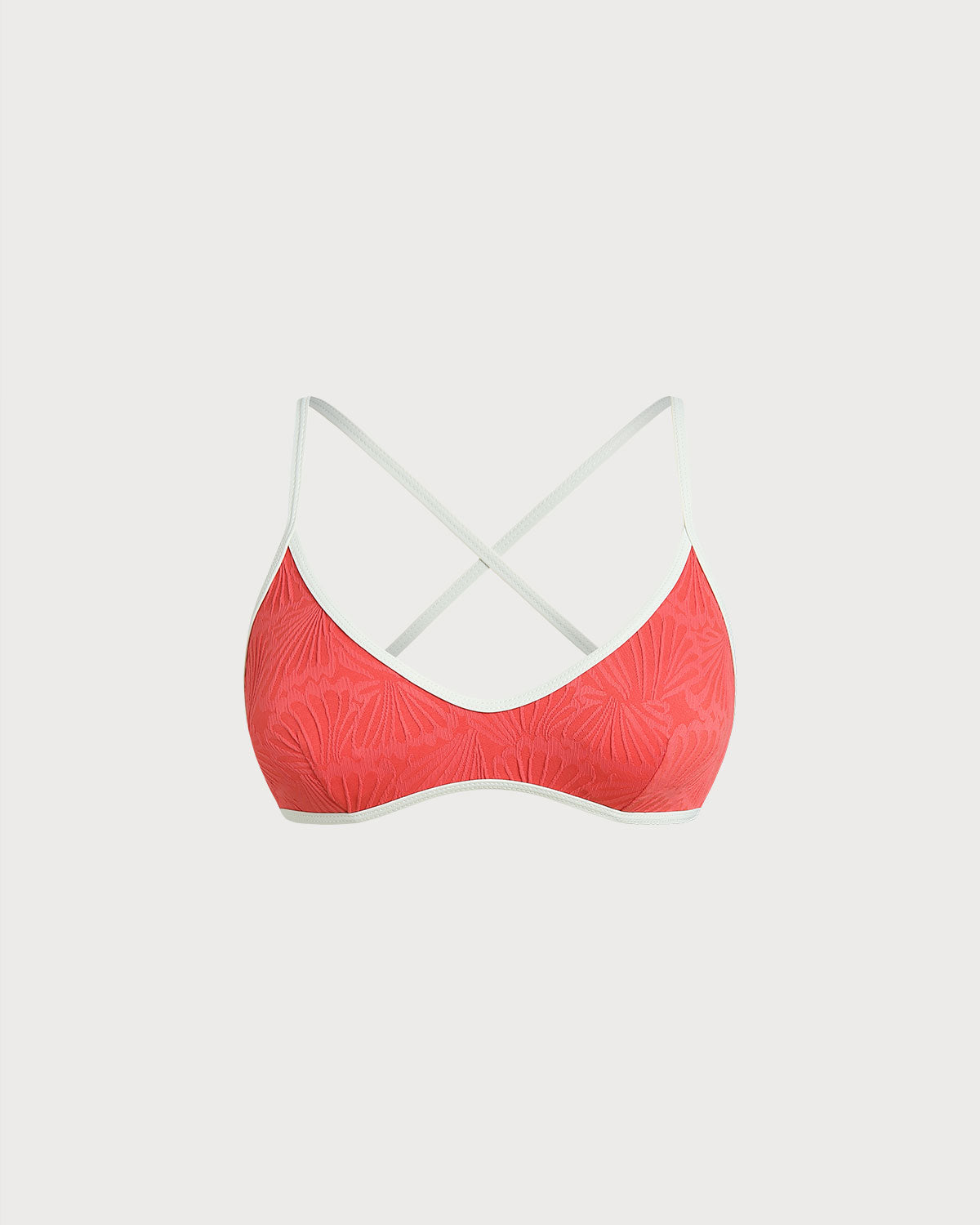 Red Jacquard X Cross Surf Top
