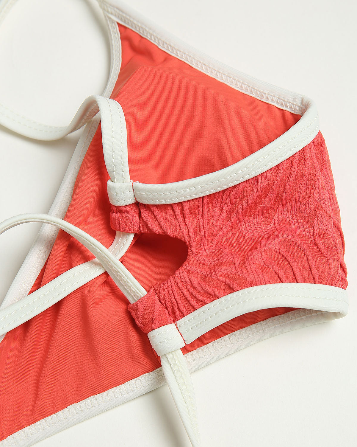 Red Jacquard X Cross Surf Top