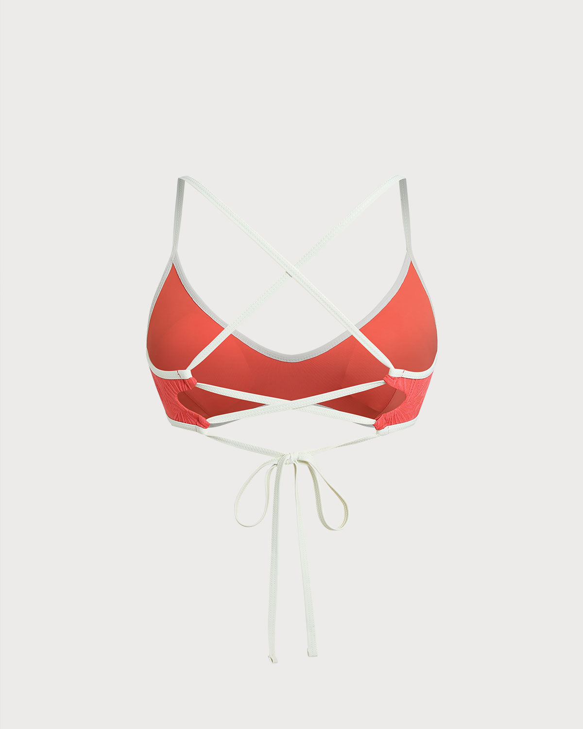Red Jacquard X Cross Surf Top