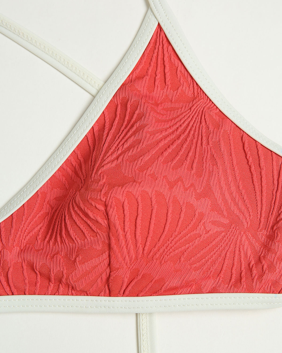 Red Jacquard X Cross Surf Top