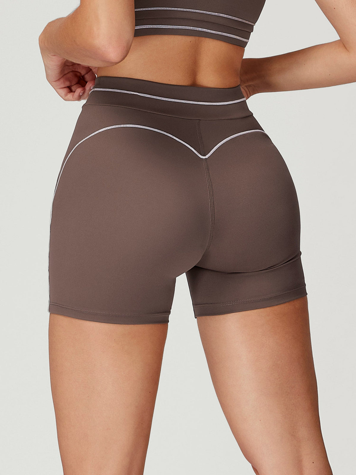 Coffee Line Workout Shorts