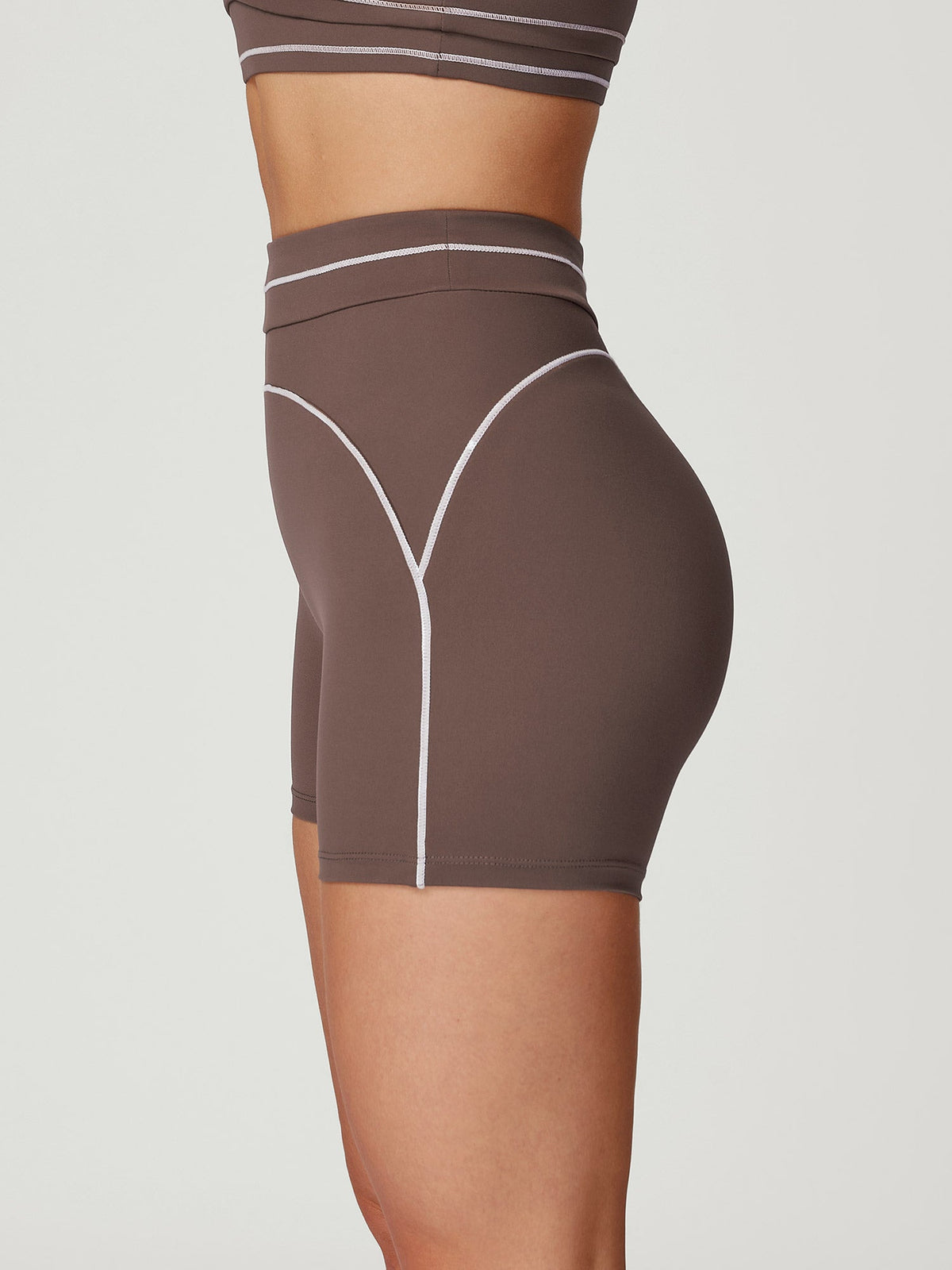Coffee Line Workout Shorts