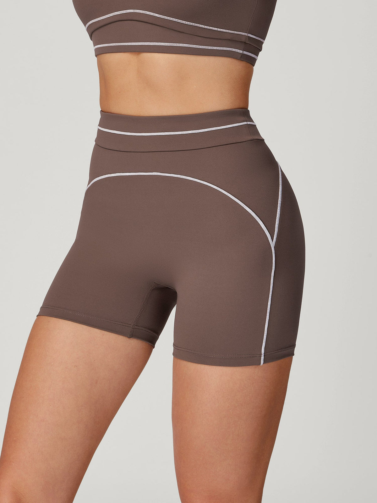 Coffee Line Workout Shorts