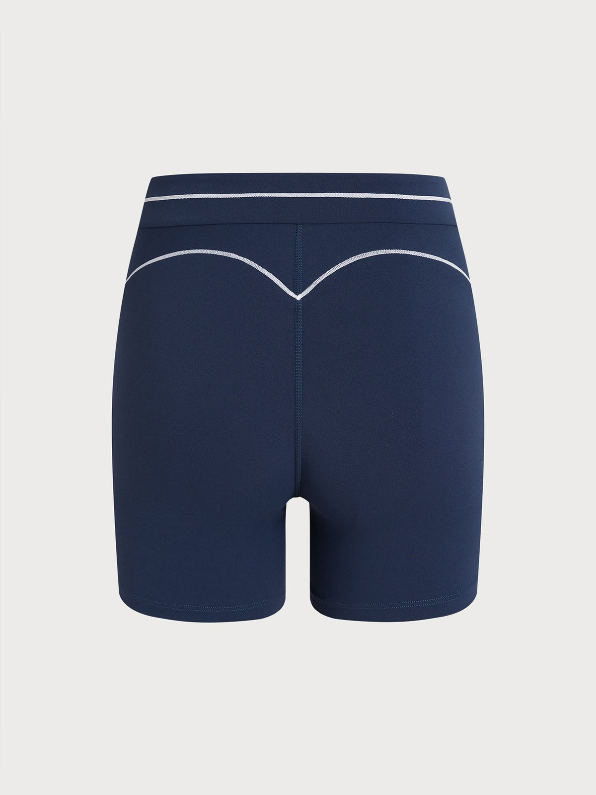 Navy Line Workout Shorts