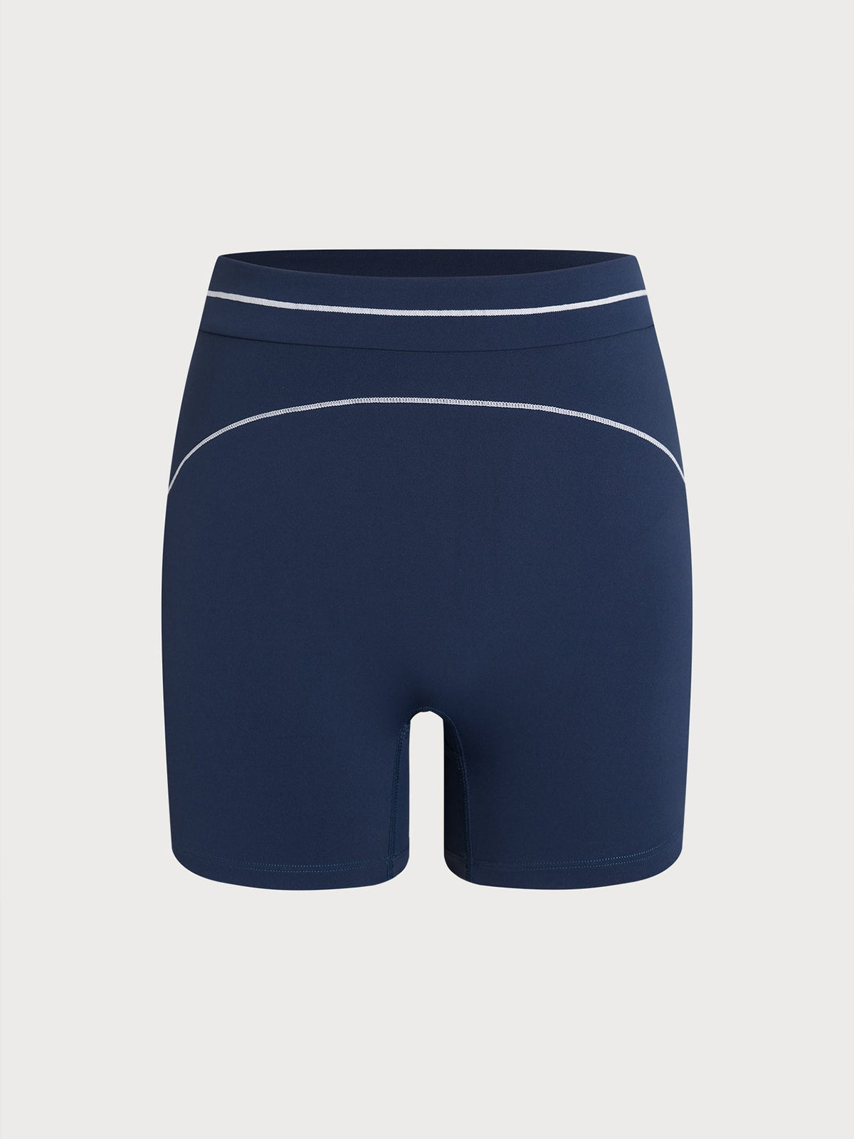 Navy Line Workout Shorts