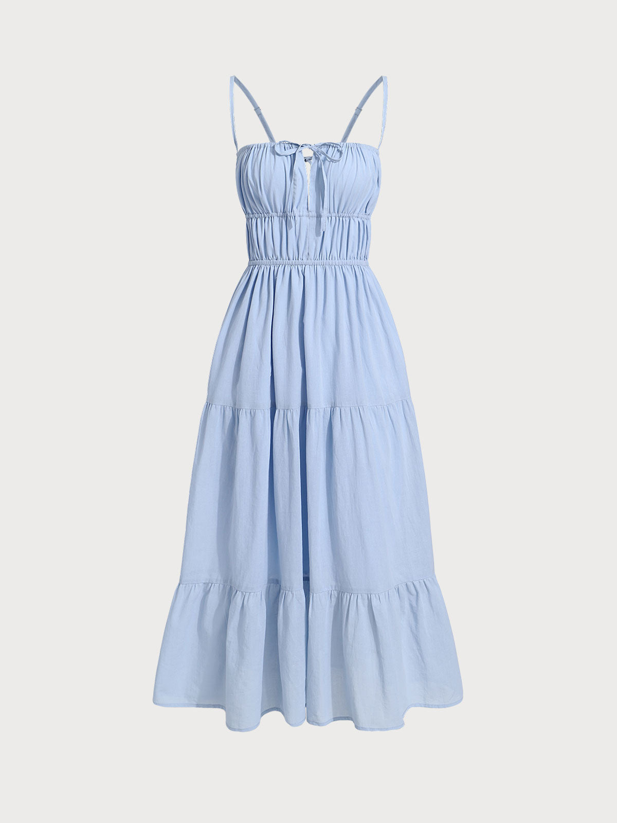 Light Blue Midi Beach Dress