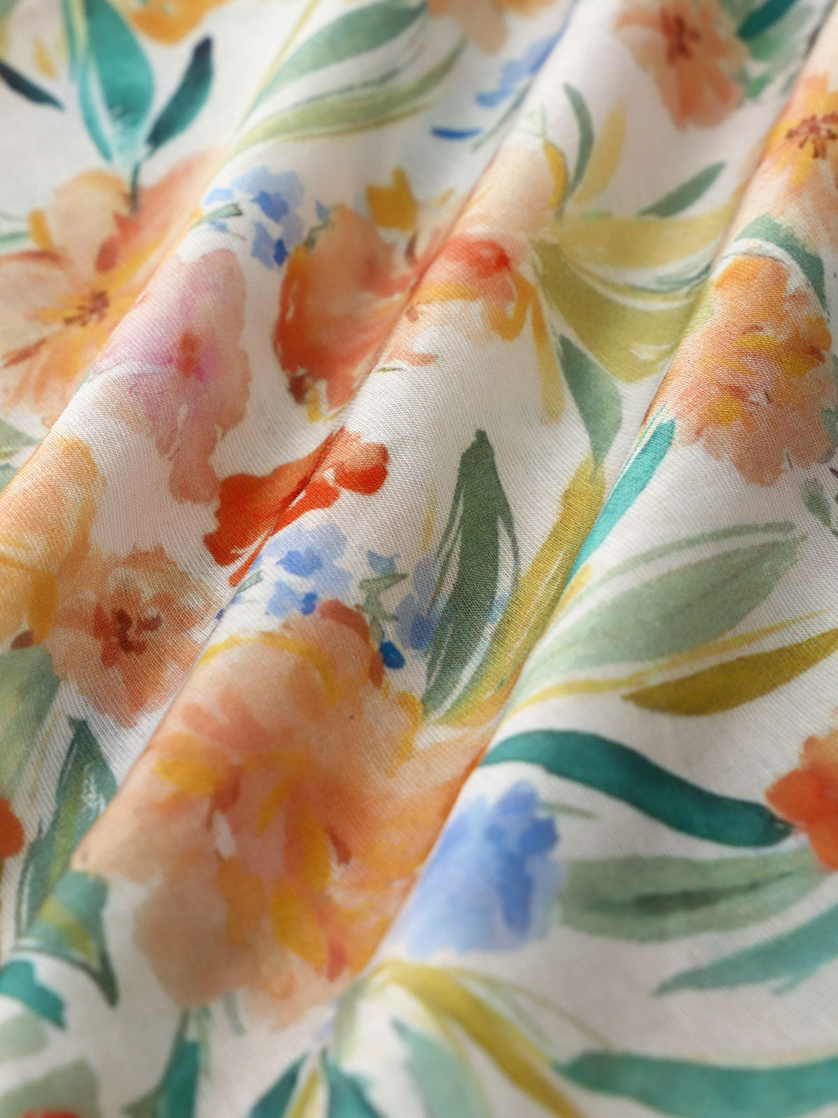 Floral Strap Beach Dress