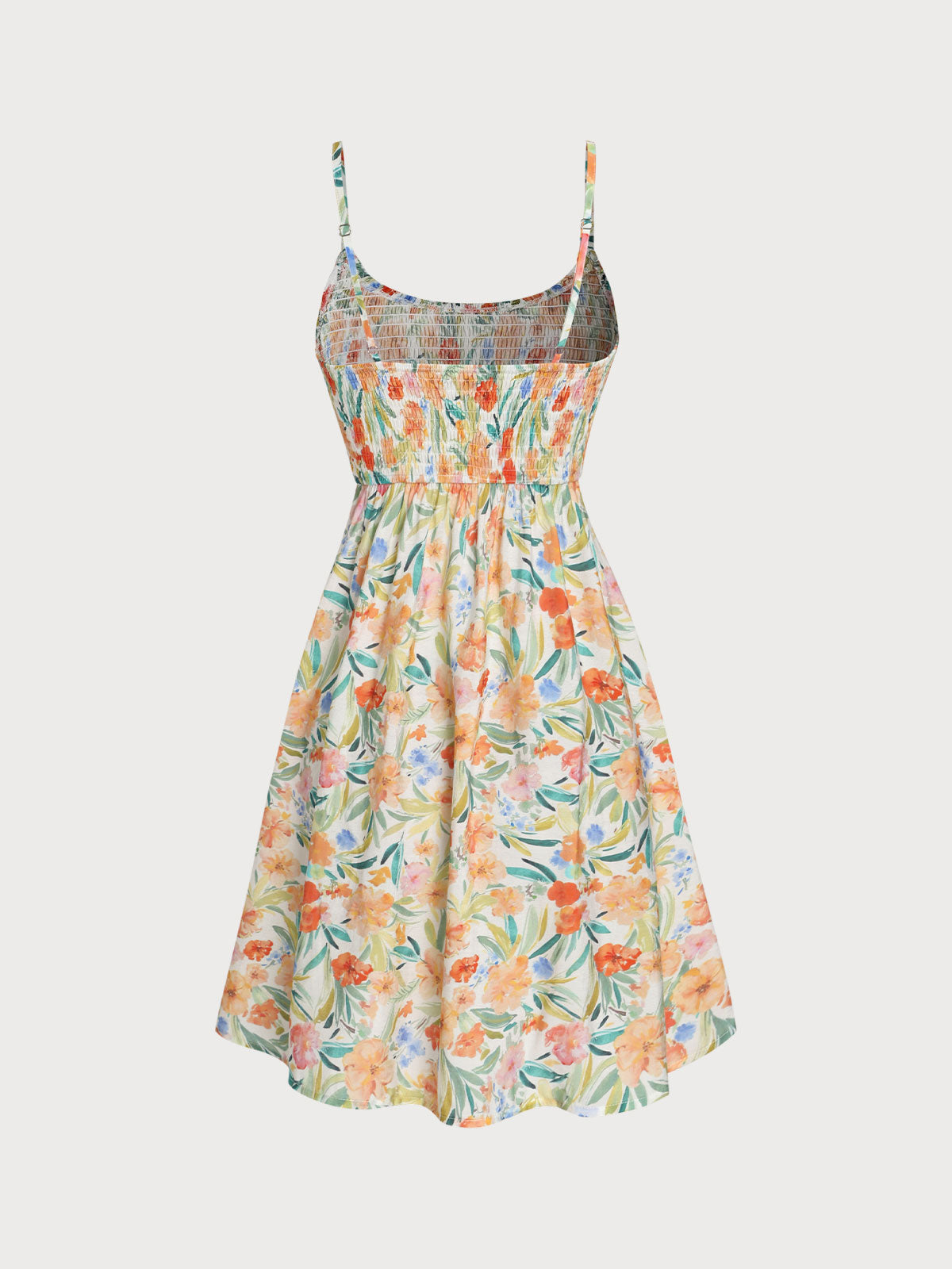 Floral Strap Beach Dress